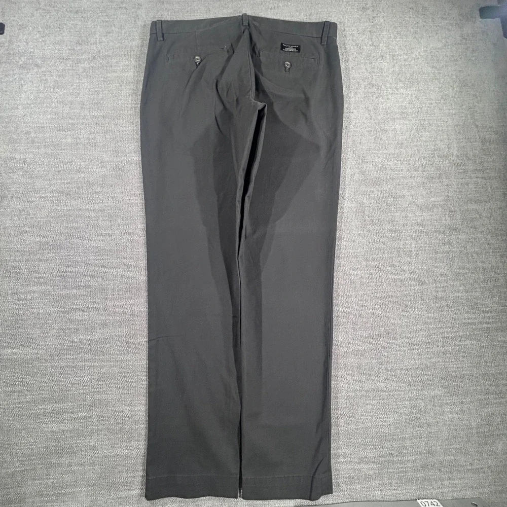 Banana Republic Mason Chino Mens 33x30 Grey Excellent Athletic Tapered Pants